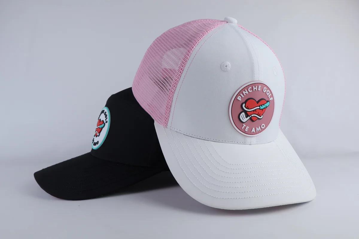 View 8 of a ventilated golf cap reference from the sample library